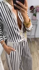 Completo Striped Satin
