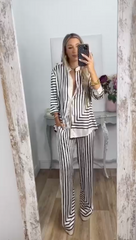 Completo Striped Satin